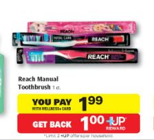 Reach Free Toothbrushes at Rite Aid