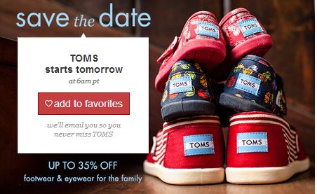 Toms Shoes on Zulily
